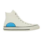 Кроссовки Converse Doraemon x Chuck Taylor All Star Aged FP High '55th Anniversary Pack - Off White', кремовый - фото