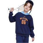 Детская толстовка Mizuno, синий - фото 5