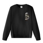 Nike Свитшот унисекс черный - фото 3