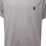 Футболка Burberry с логотипом и монограммой, серый - фото 5