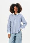 Блуза Marc O'Polo DENIM Button-down blouse, Medium Blue/Light Blue - фото 4