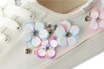Кроссовки Keds Triple Kick Canvas, Snow White/Iridescent Leather - фото 6