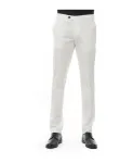 Узкие брюки-чиносы Canali, белый - фото