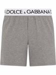 Dolce & Gabbana боксеры с логотипом, серый - фото
