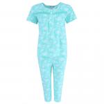 Женский комплект капри Plus Mint Floral Elegant Emily - фото