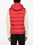 Дутый жилет с логотипом Herno, красный - фото 4