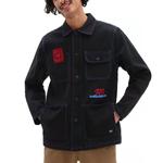 Куртка men's funny pattern multiple pockets jacket black Vans, черный - фото 4