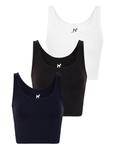 Топ Williot, темно-синий/черный/белый - фото