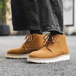 Мужские ботинки Cahhrrn X Martin Boot Men Beige Weishibangwei - фото 5