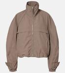 Вышитая куртка Acne Studios, Mud Grey - фото