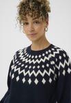 Джемпер Love Copenhagen Jumper, Navy W/White Jaquard/Dark Blue - фото 4