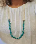 Ожерелье Джала Minu Jewels, turquoise - фото 2