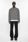 Шерстяная куртка на молнии Acne Studios, Grey Melange - фото