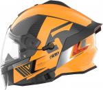 Шлем Delta V Carbon Commander 509, Gloss Orange - фото 3