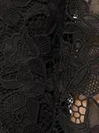 Кружевное мини-платье Nissa, черный - фото 5