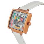 Белые кожаные часы Bobroff, белый - фото 3