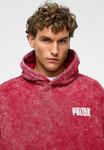 Худи zibi London OVERSIZE ACID WASHED, Burgundy/Bordeaux - фото 4