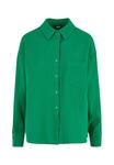 Блуза Urban Classics Button-down blouse, Froggreen/Green - фото 5