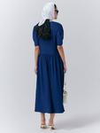 Платье миди Peoni с бантом Ghost, Dark Blue - фото 5
