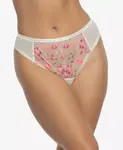 Женские трусики-стринги Allure с вышивкой Paramour, белый - фото