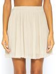 Мини-юбка SASSYCLASSY, бежевый - фото