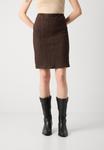 Юбка-карандаш SKIRT MYRA Lindex, темно-коричневый - фото 3