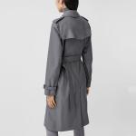 Burberry Женский Тренч, цвет Medium Gray - фото 4