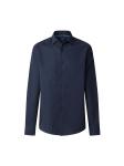 Рубашка Slim Fit на пуговицах Hackett London, Night blue - фото