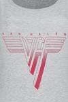 Топ Van Halen Red Logo, вересковый серый - фото 2