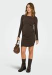 Платье ONLY MATERNITY Shift dress, Coffee Bean/Dark Brown - фото