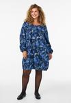 Платье Zizzi Day dress, Blue Art Aop/Dark Blue - фото 2