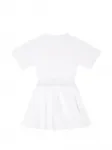 Платье из джерси с кулиской Barrow Kids, белый - фото 2