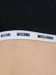 Топ-бикини с отделкой логотипом Moschino, черный - фото 4