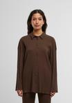 Блузка на пуговицах FLEUR OH APRIL, коричневый - фото