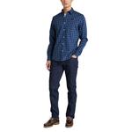 Timberland Мужская рубашка темно-синего цвета - фото 3