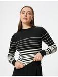 Толстовка KOTON Sweater, цвет Schwarz Gestreift - фото 2