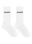 Носки с вышитым логотипом JACQUEMUS, белый - фото