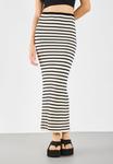 Юбка Even&Odd Maxi skirt, White/Black/White - фото