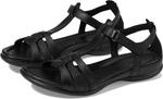 Сандалии ECCO Flash T-Strap Sandal, Black/Black - фото