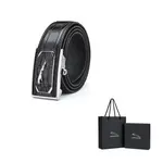 JAGUAR Кожаный ремень мужской, Black - фото