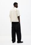 Рубашка SHORT SLEEVE PULL&BEAR, бежевый - фото 3