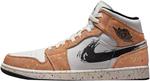 Nike Mens Jordan 1 Mid, Brown - фото