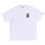 Футболка BAPE Flora Ape Head Relaxed Fit 'White', белый - фото