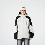 Куртка унисекс Jeep, черно-белая (с подкладкой 3-в-1) - фото 11