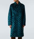 Клетчатое пальто Dries Van Noten, Petrol - фото 3