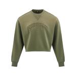 Свитшот женский CAT, зеленый - фото