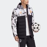 Куртка пуховая мужская черно-белая Adidas - фото 8