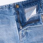 Джинсовая юбка женская синяя Celine - фото 4