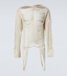 Потертый шерстяной свитер Rick Owens, Dinge - фото