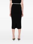 Alessandra Rich юбка миди, черный - фото 4